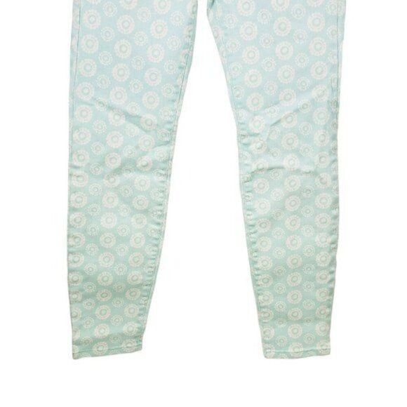 Vineyard Vines Jeans Blue Sea Print Round Medallion Women's Size 0 - Picture 5 of 8